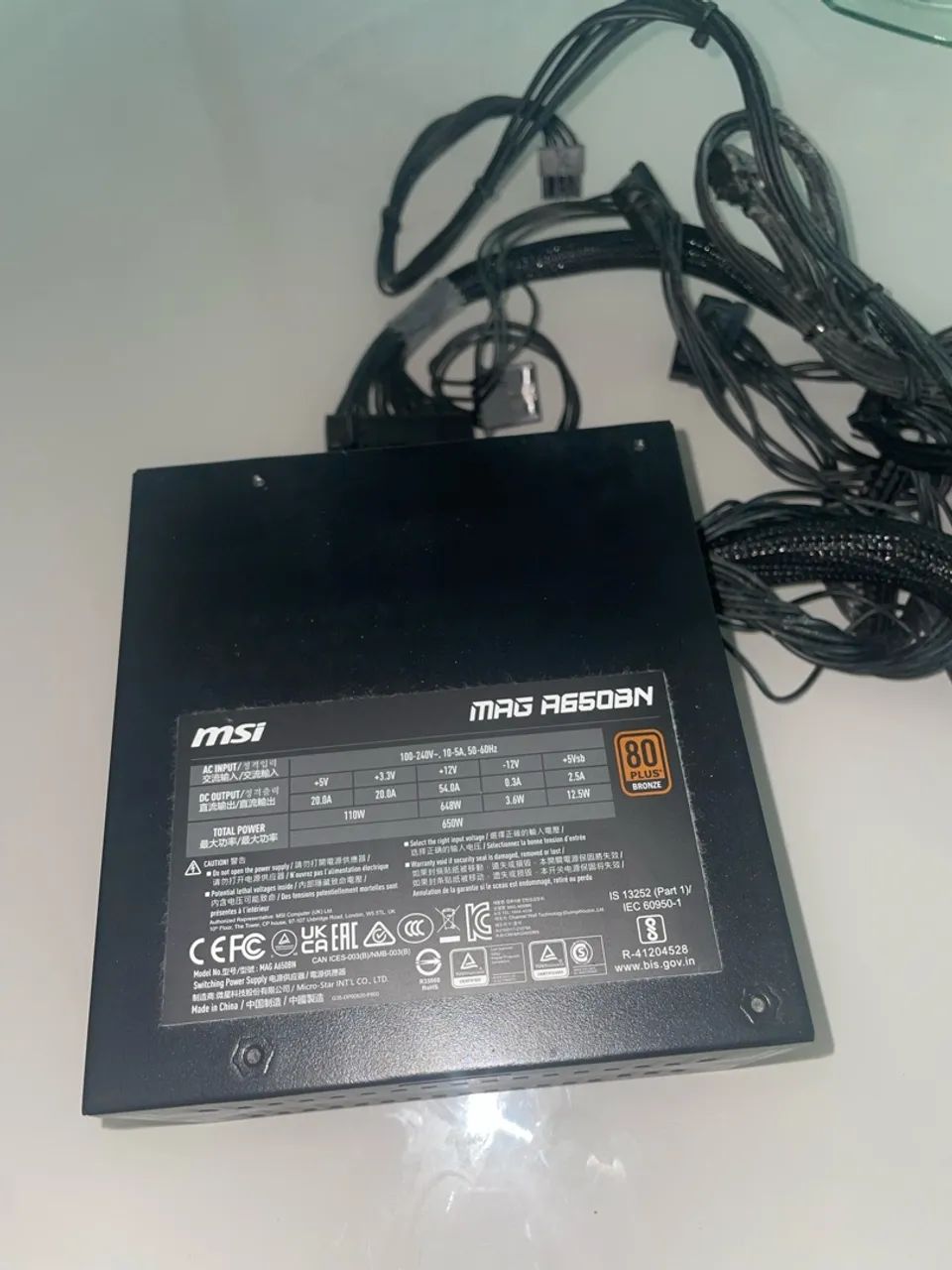 FONTE MSI MAG 650W