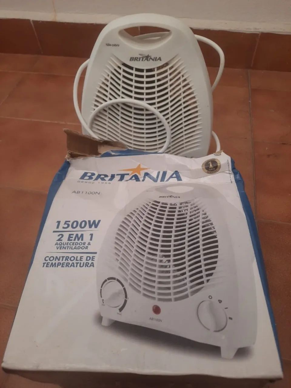 Aquecedor e Ventilador 2 em 1