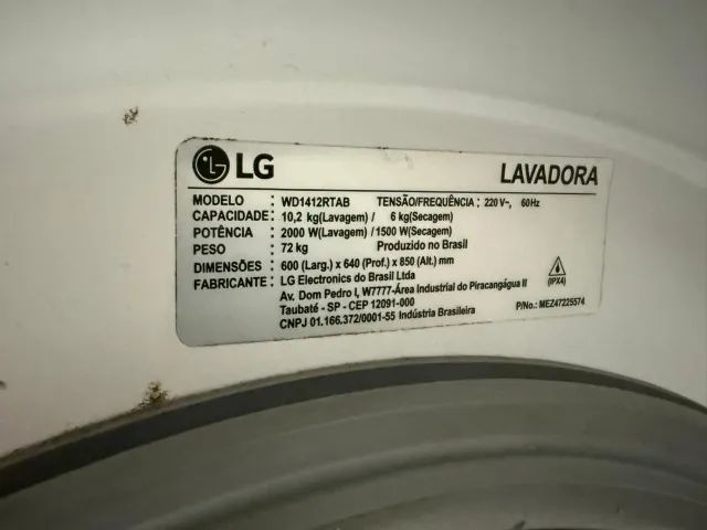 Maquina lava e seca  LG LEIA O ANUNCIO  - Foto 2