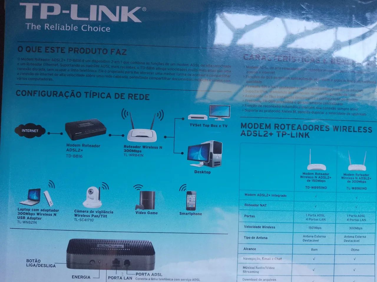 Vendo Modem Roteador ADSL2+ - Foto 2
