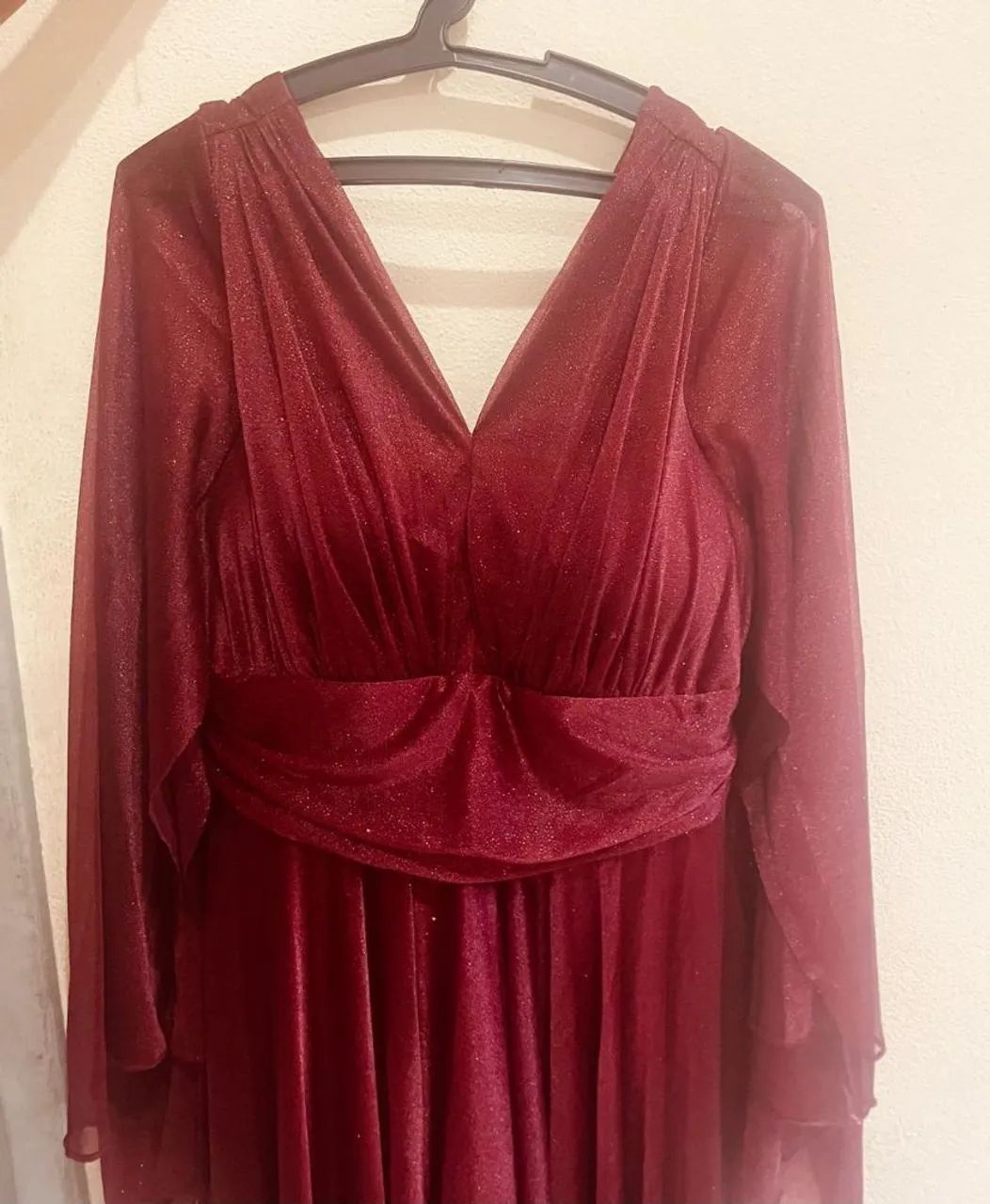 Vestido para madrinhas, cor marsala. - Foto 2