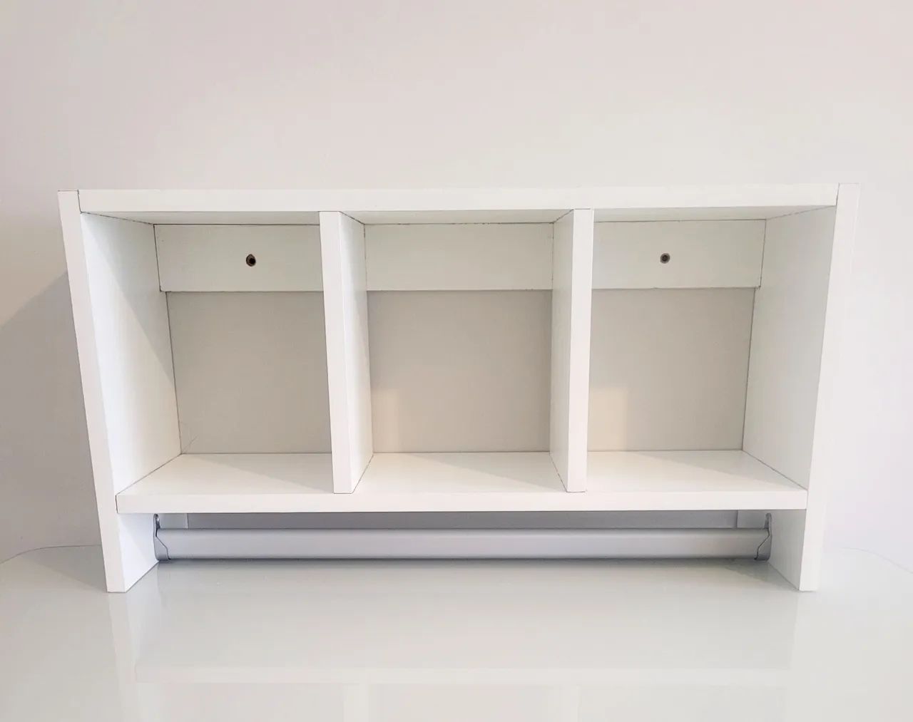 Cabideiro de parede em MDF Branco. - Foto 5