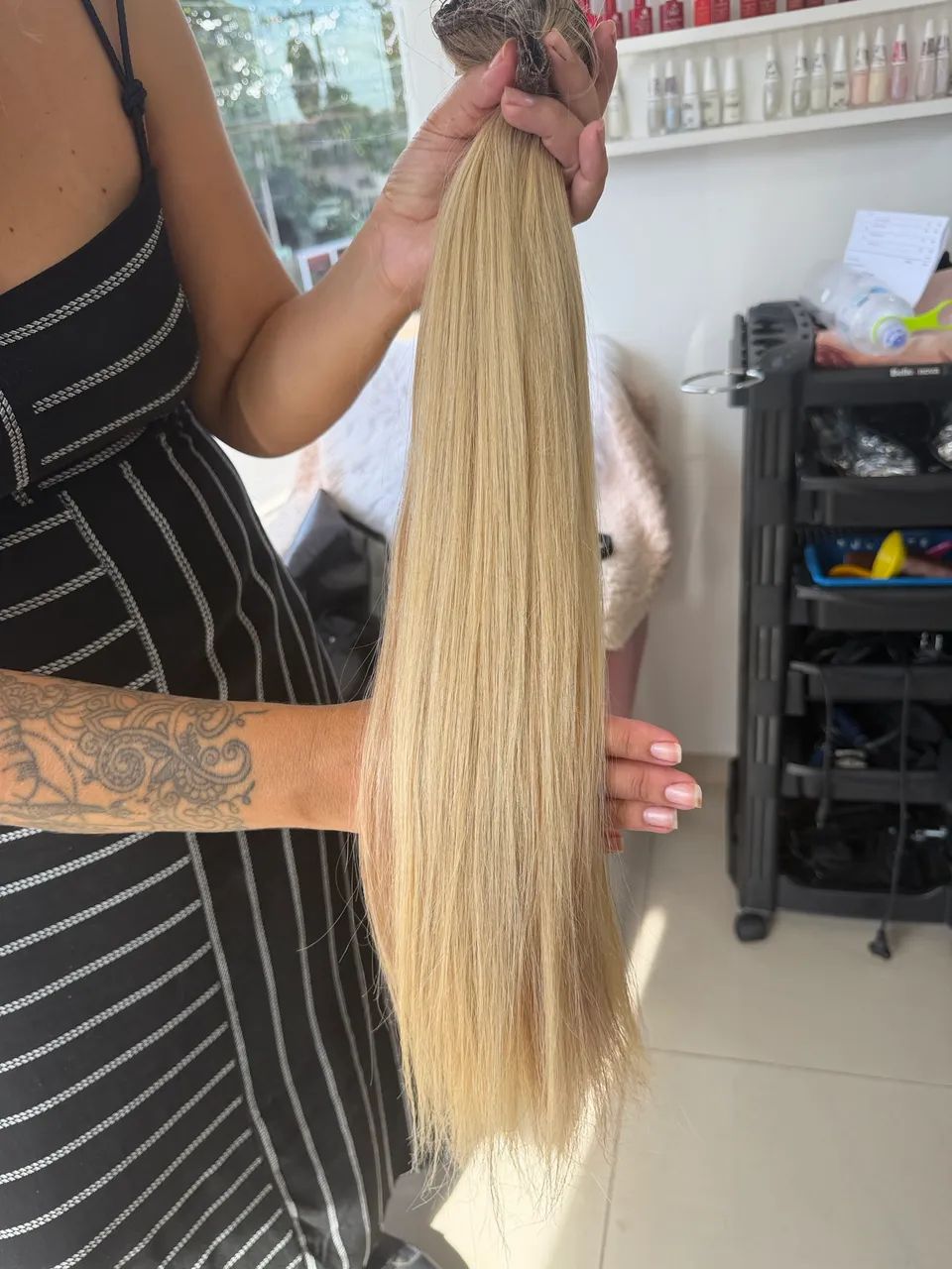 Mega hair humano brasileiro do Sul  - Foto 2