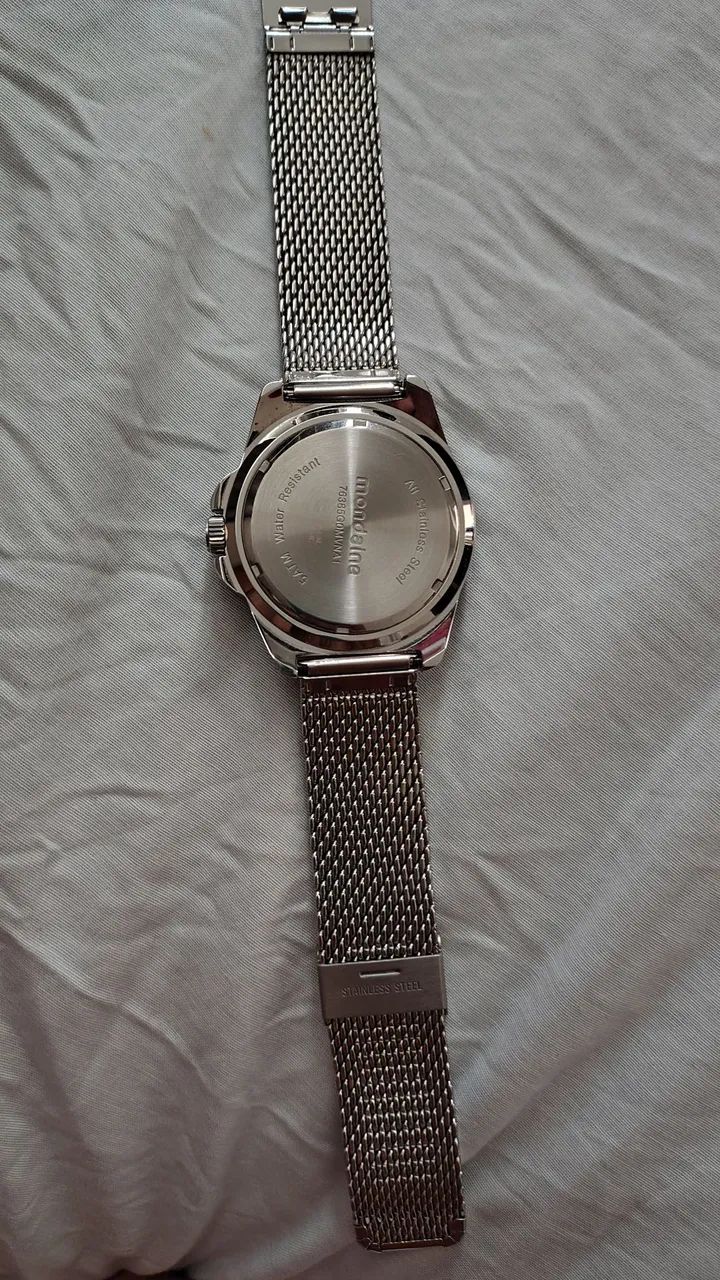 Mondaine Fundo Azul - Foto 4