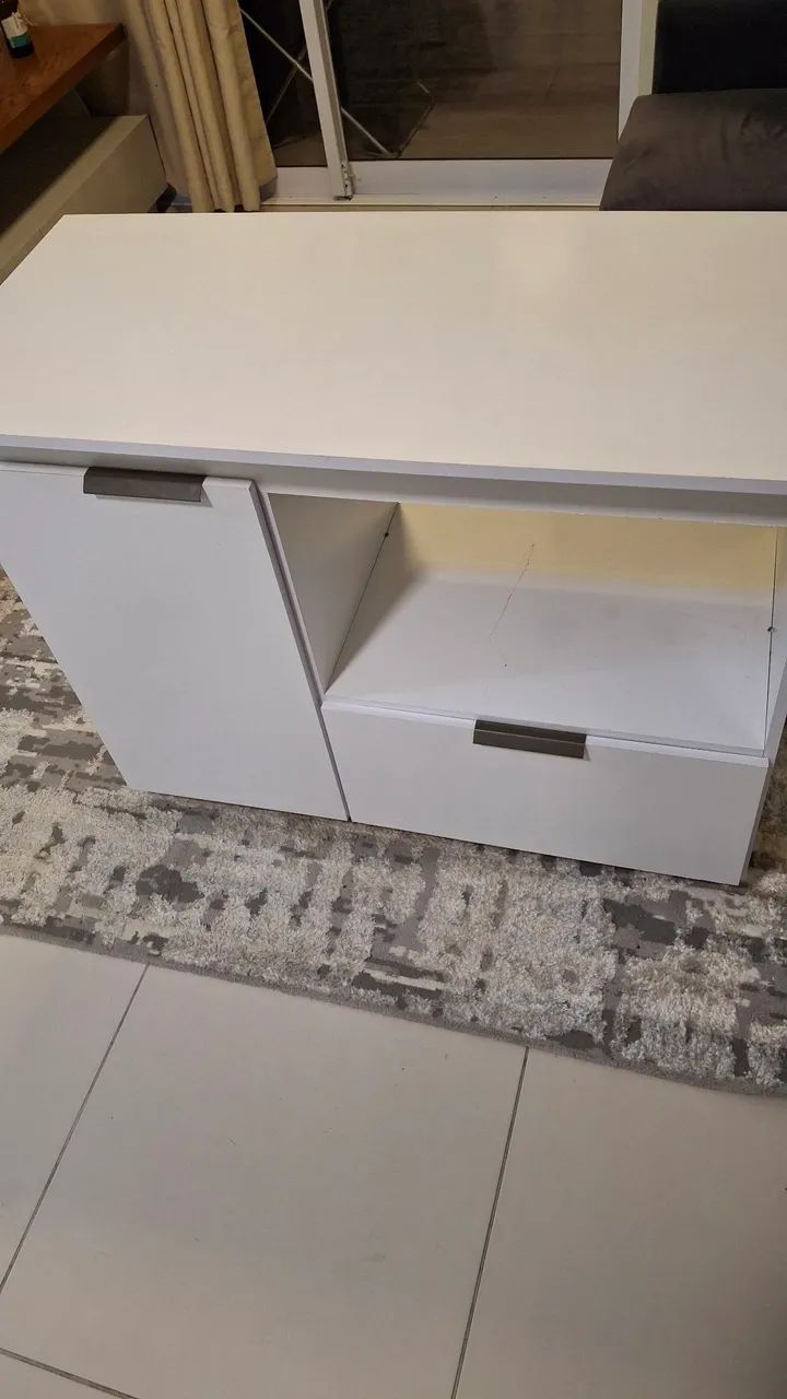 Balcão Multiuso Branco com Espaço para Micro-ondas - Foto 5