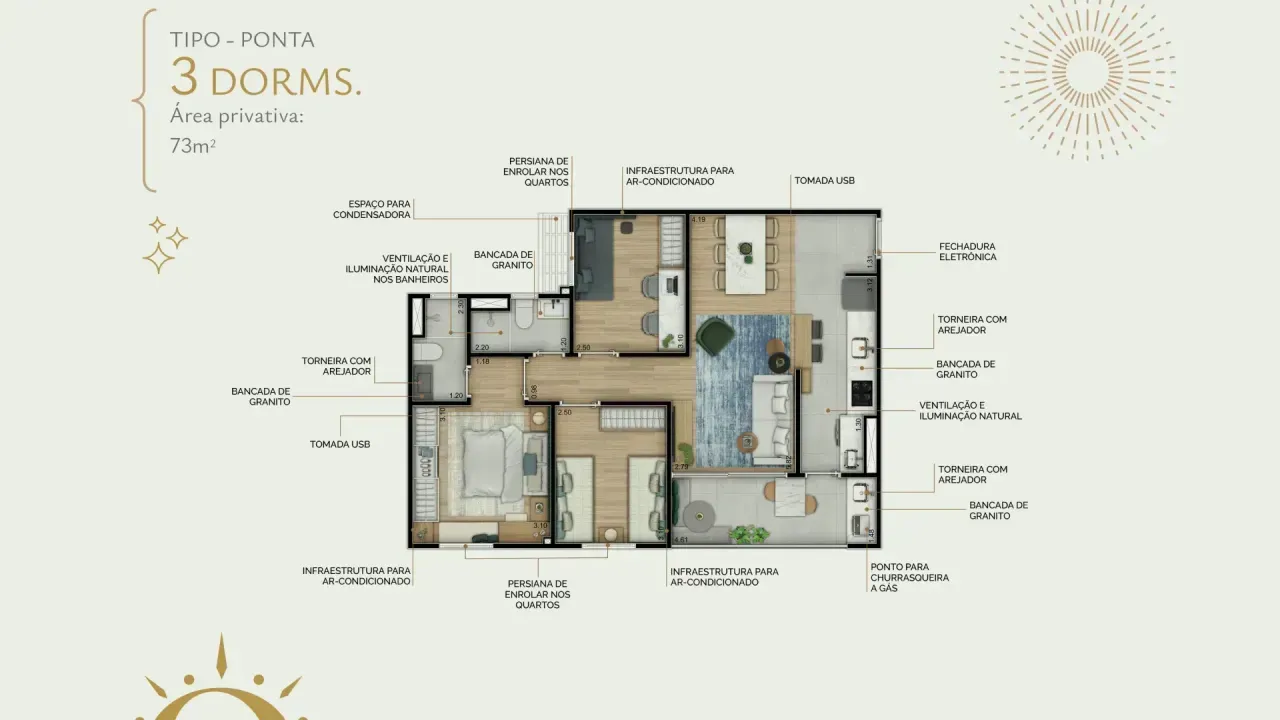 PLANTA 73m²