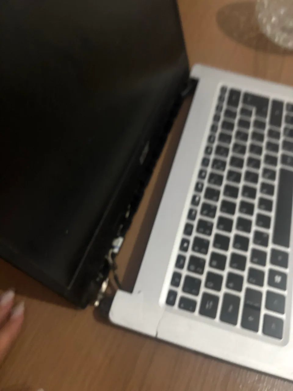 Notebook com defeito