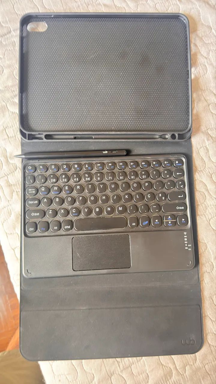 Kit teclado case e caneta WB para IPad 10,9 - Foto 4