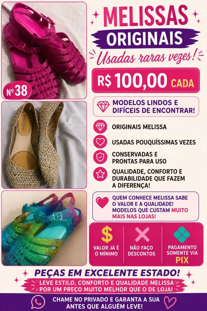 Melissas originais.