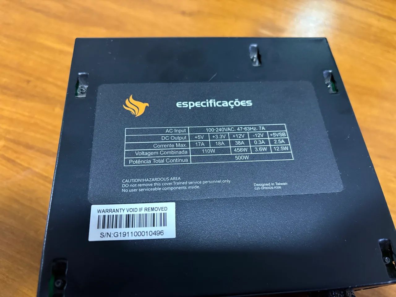 Fonte Pichau Nidus 500W - Funcionando Perfeitamente - Foto 4