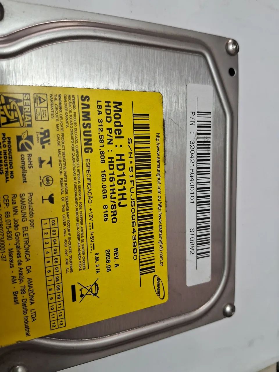 Hd Sata 160 Gb Samsung - Foto 3
