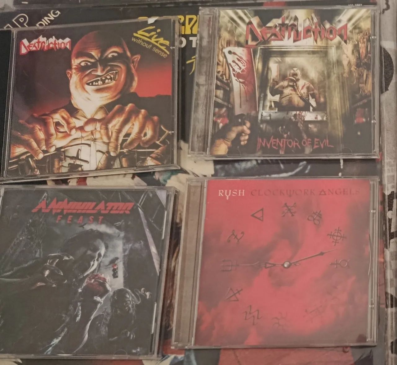 Lote 7 CDs rock