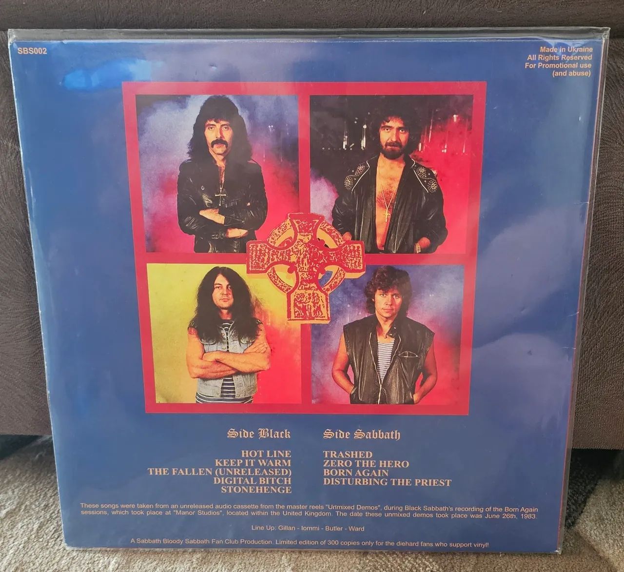 LP Black Sabbath Manor Tapes Raro - Foto 2