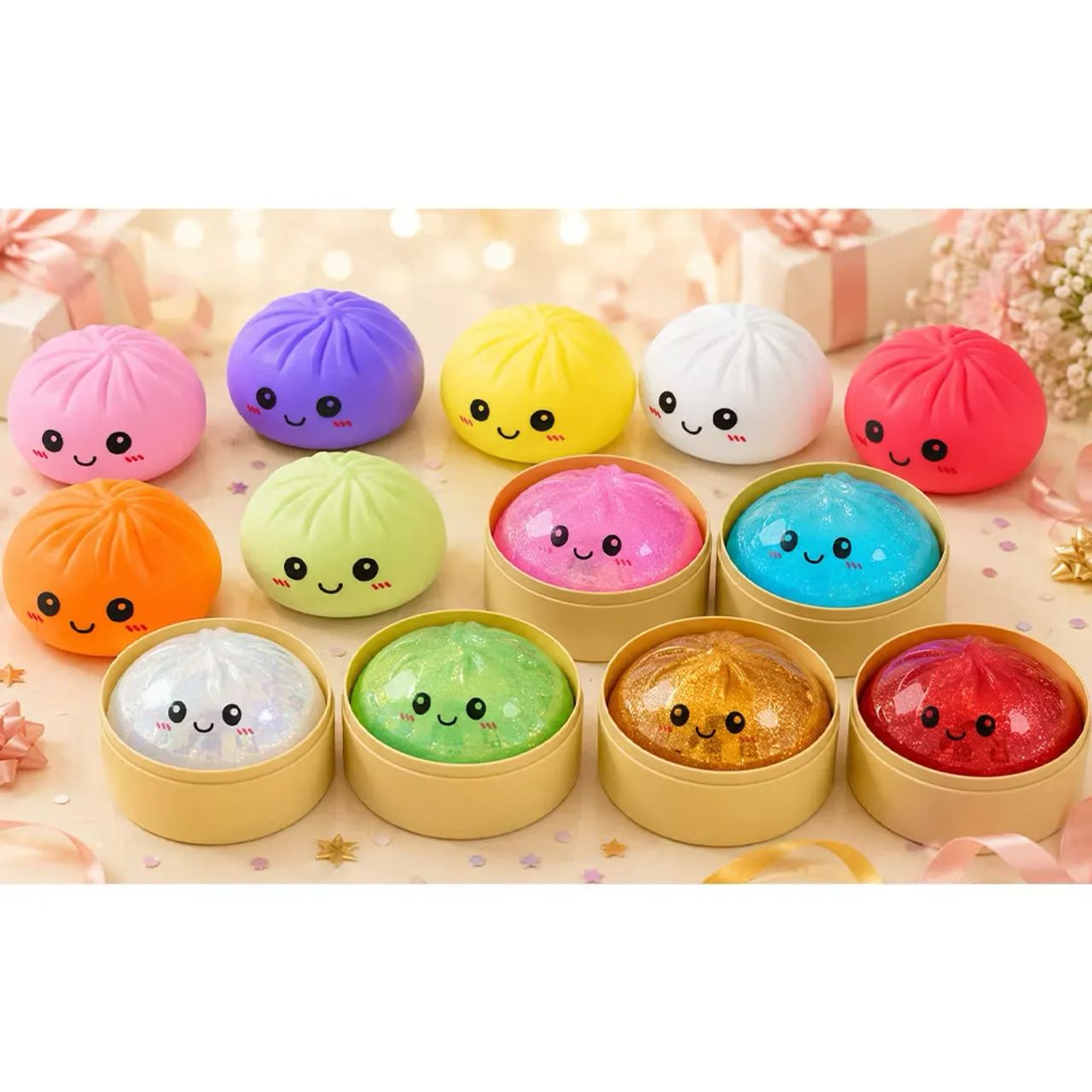 Brinquedo Antistress  Dumpling  Squishy - Foto 2