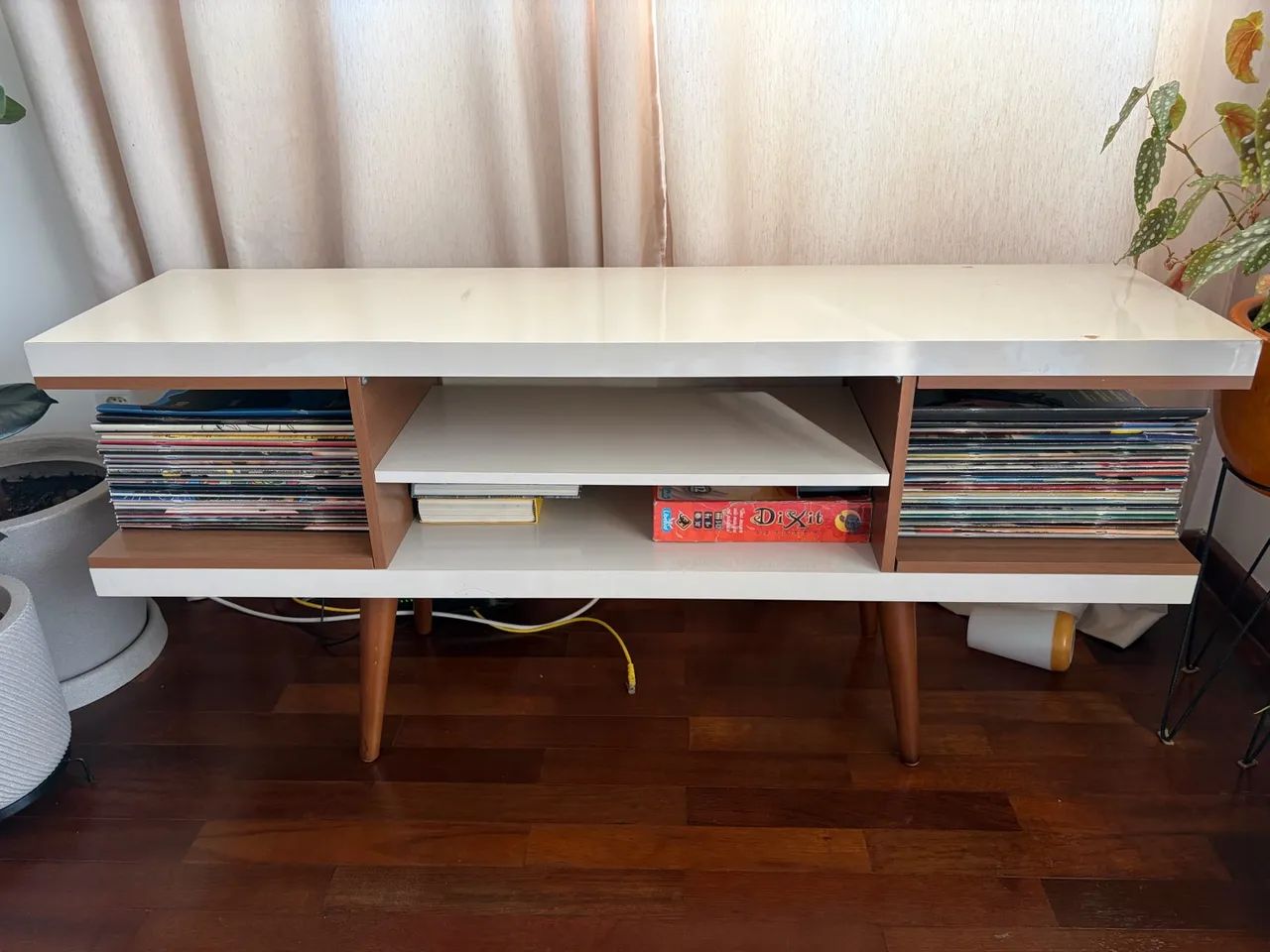 Rack MDF - Bege e Cinza  - Foto 5