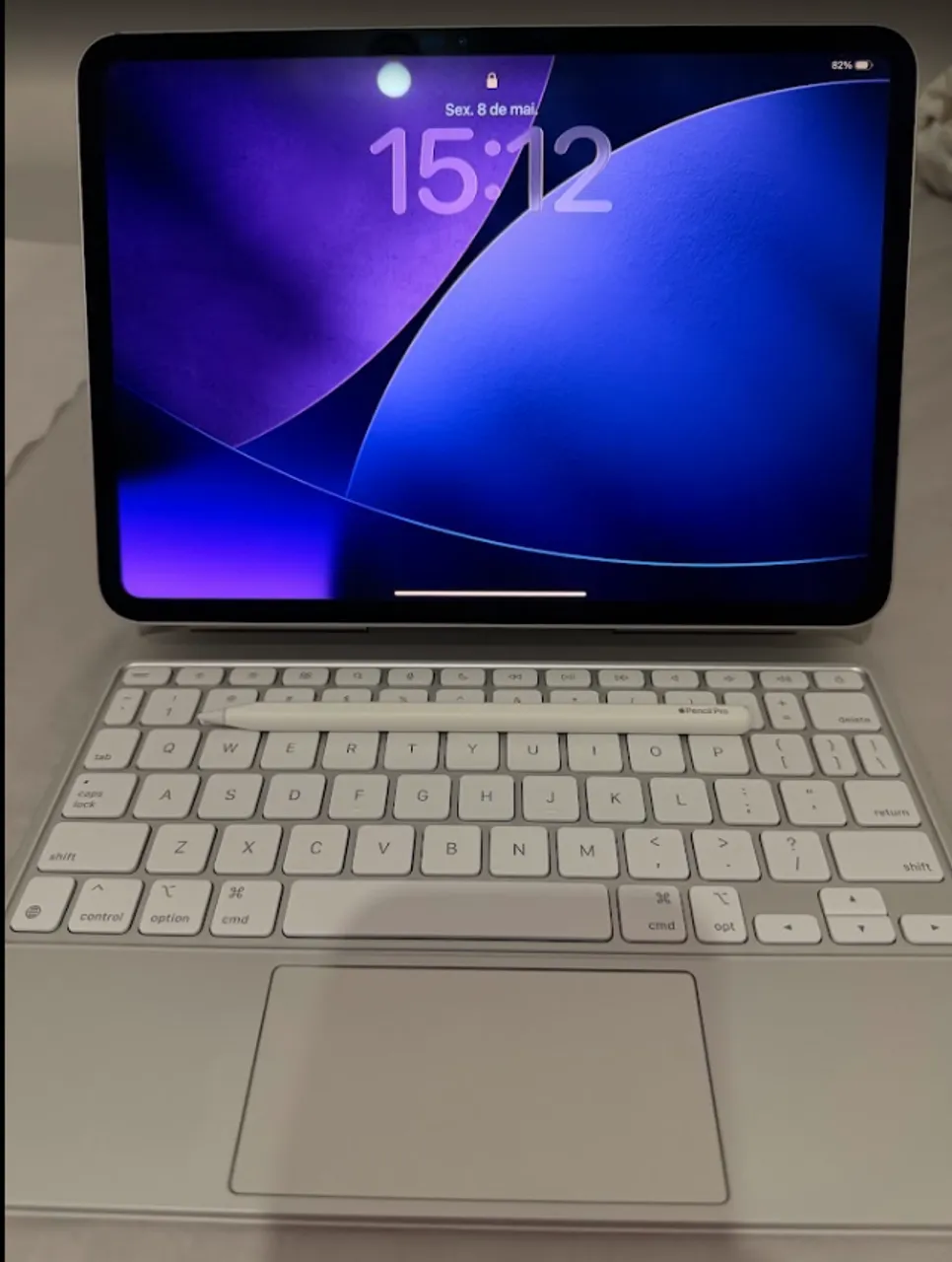Ipad Pro 12.9 pol (3ª geração) 256gb + Apple Pencil + Keyboard