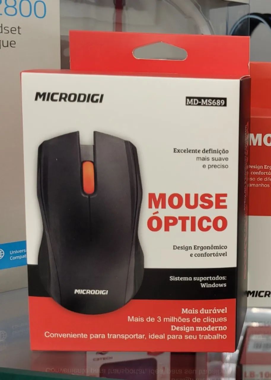 Mouse USB Microdigi - MD-MS689 (produto novo) - Foto 2