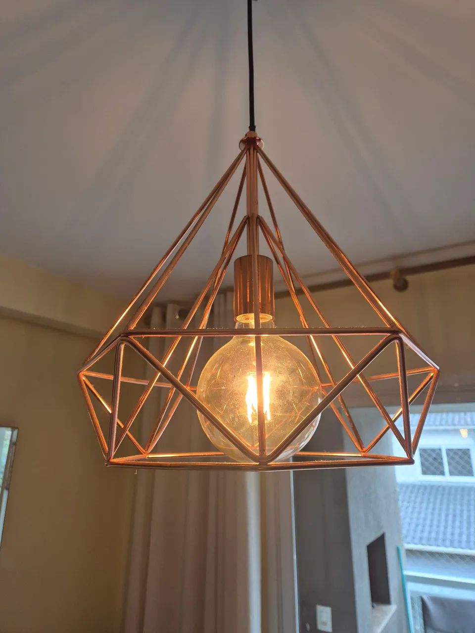 LUSTRE RETRO COBRE - Foto 4
