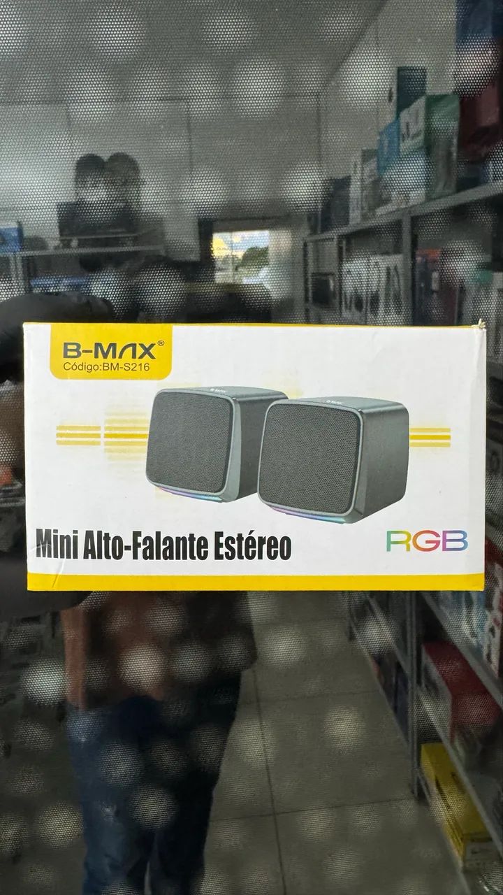 Caixa de som para PC Notebook computador RGB