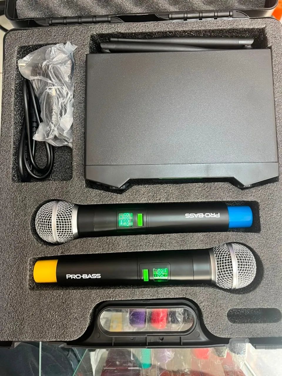 Microfone sem fio Pro Bass UF224 - Foto 3