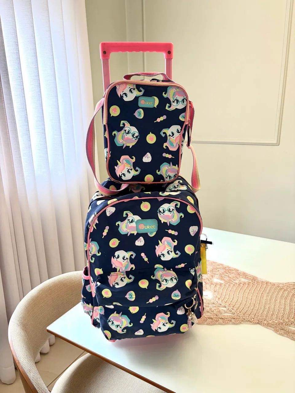 Mochila e lancheira Pucket 