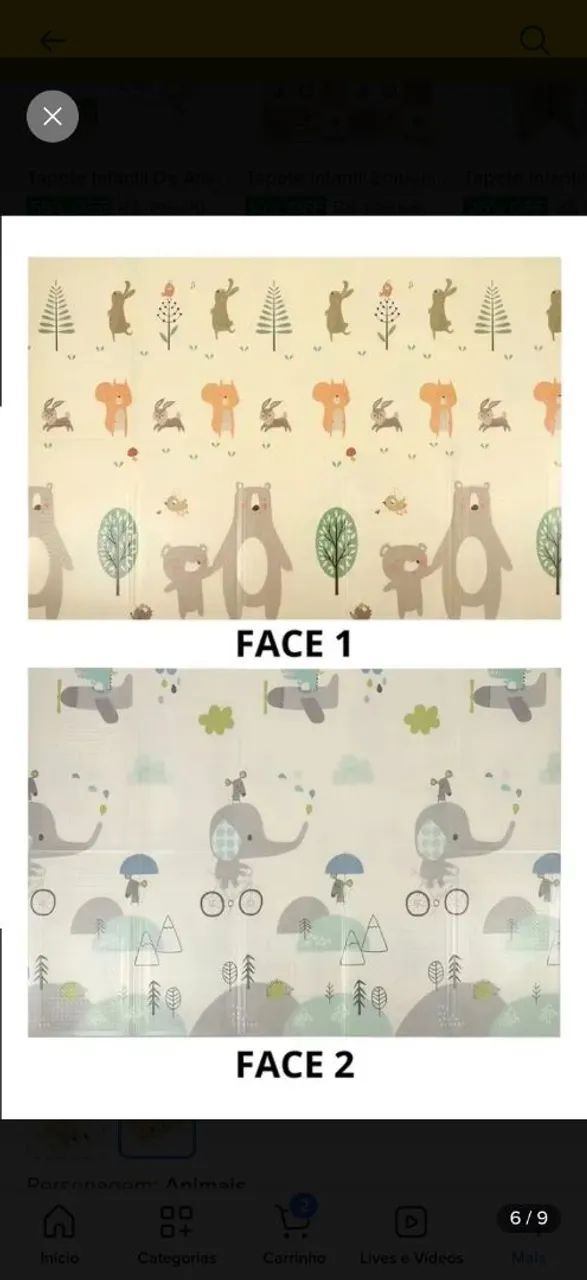 Tatame infantil 