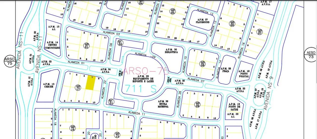 Lote 536m2 na Arso 75 acesse agora