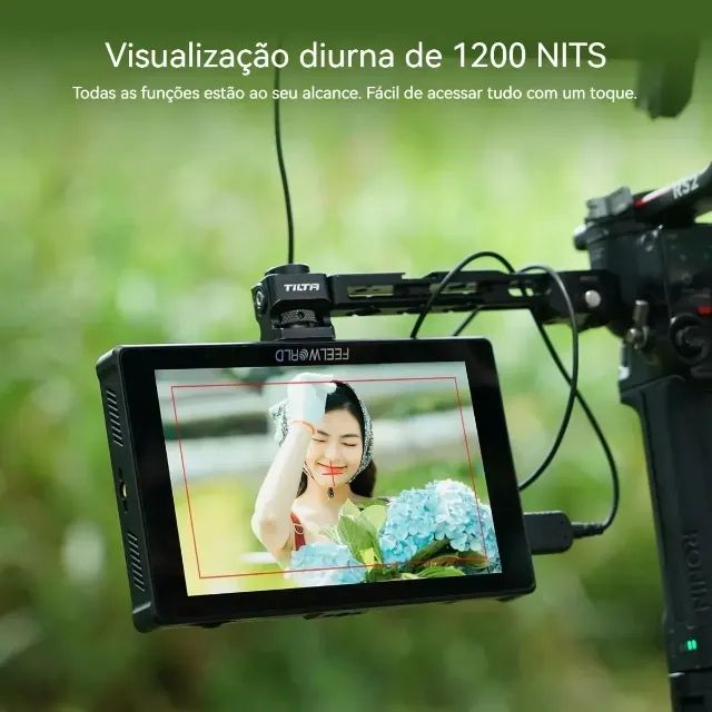 Feelworld F7 Plus Monitor 4k 7 Polegadas Touch Screen 3D LUT - Foto 4