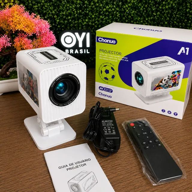 Projetor Smart Android HDMI A1/ 200 polegadas, suporte a 4k, o melhor da sua categoria,  - Foto 4