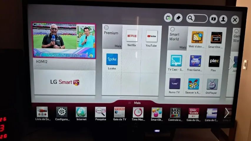 Smart TV LED LG 42 Full HD troco por tv com Android