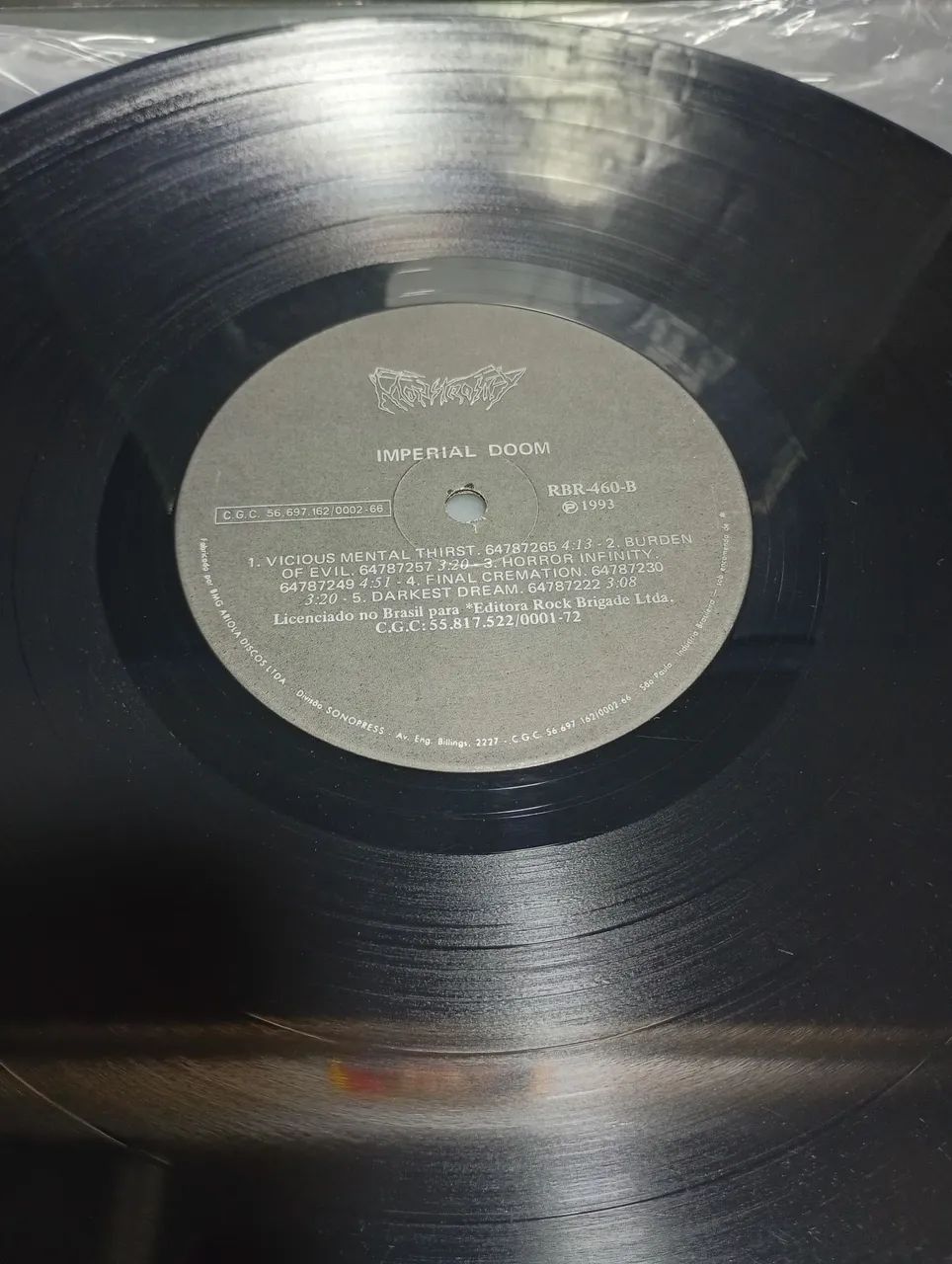 LP MONSTROSITY IMPERIAL DOOM 1993 COM ENCARTE  - Foto 3