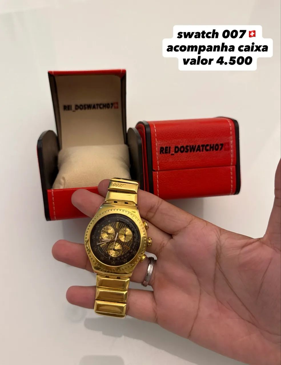 swatch 007 banho zerooo
