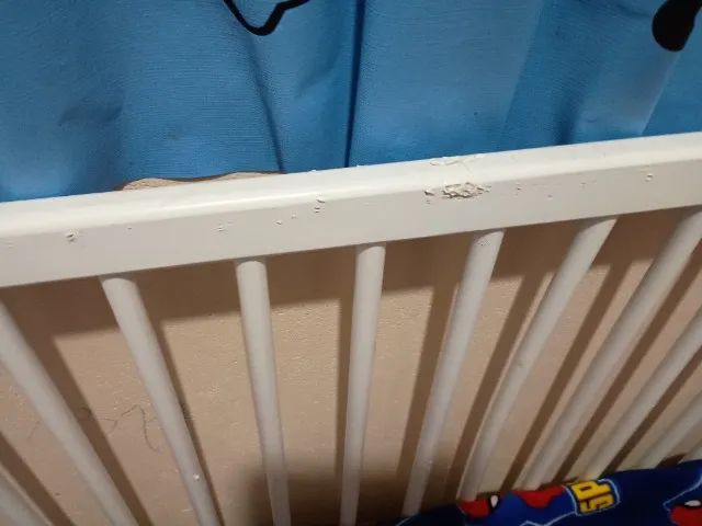 Conjunto quarto completo infantil/bebê - guarda roupa, cômoda e berço  - Foto 5