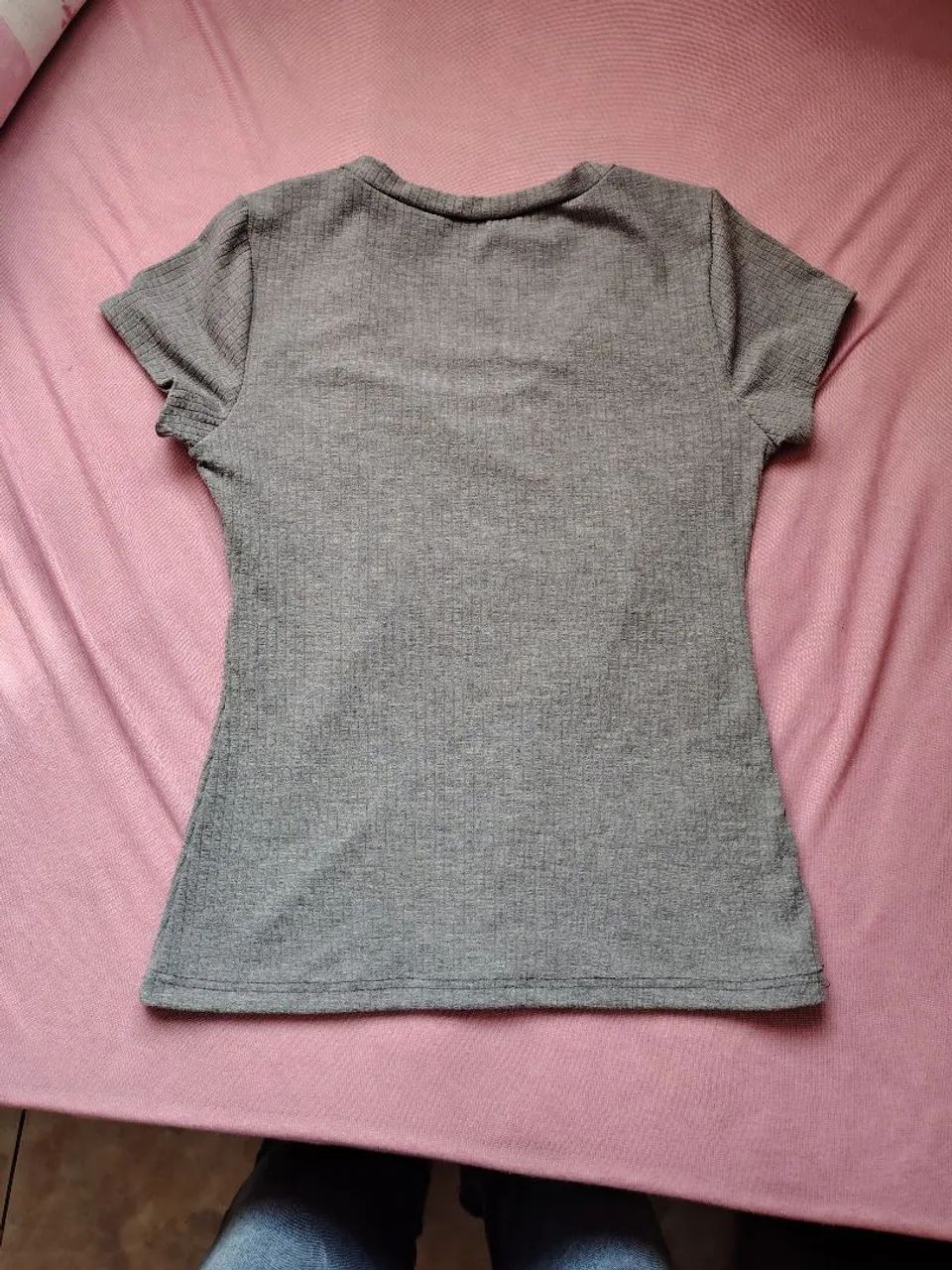 Blusa feminina cinza - Foto 2