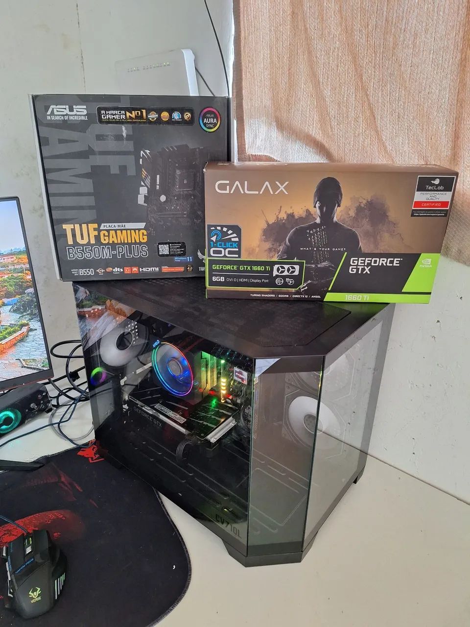 Pc gamer ryzen 5 completo ( troco em notebook) - Foto 4