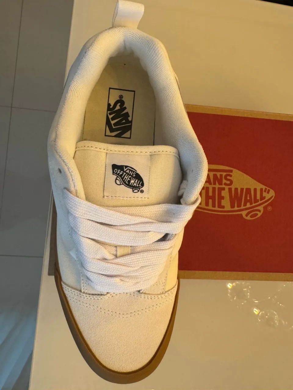 Vans knu skool white gum - Foto 5