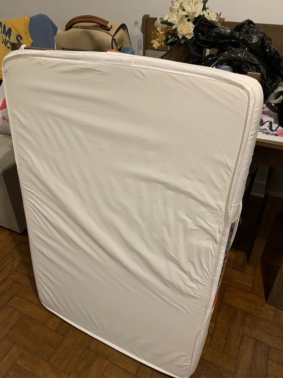 Colchão de Berço Chiqueirinho Moisés 100x70x10 Impermeável - Foto 5