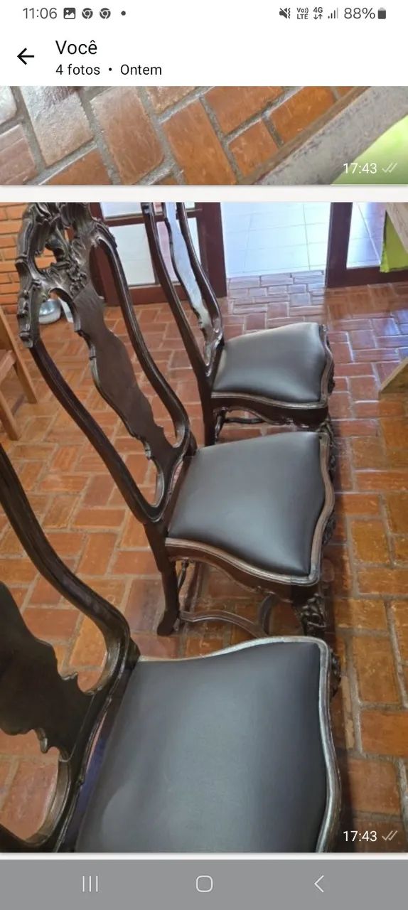 Cadeiras modelo imperio Don Jose