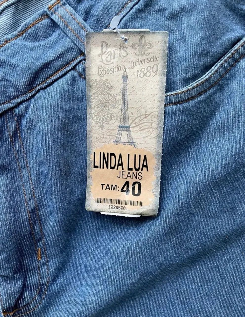 Short jeans tam 40 Linda Lua NOVO - Foto 5