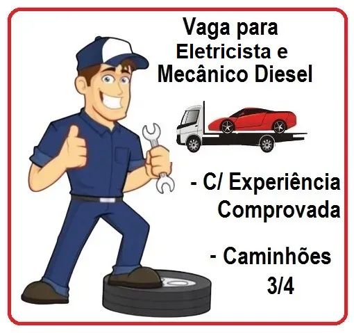 Mecânico Diesel e Eletricista de Caminhão
