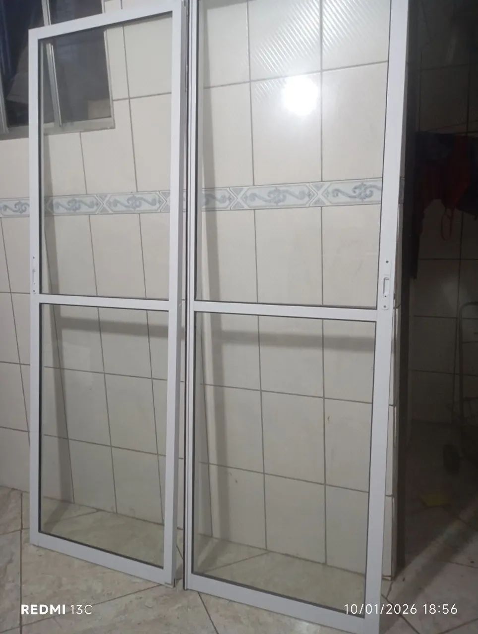 Porta balcão 2 folhas de 2.15 x 70 mt