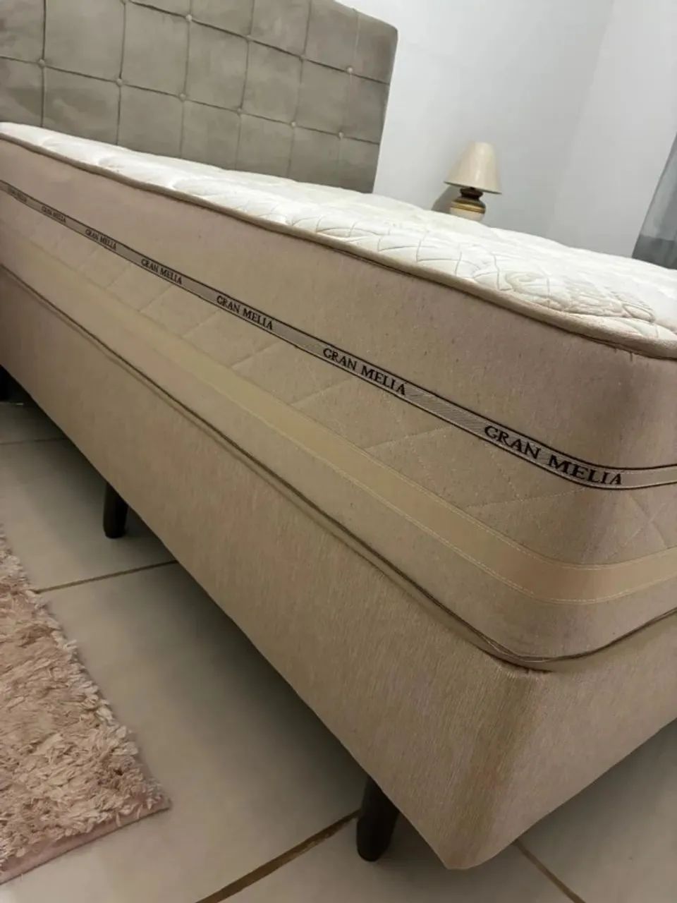 cama de casal Gran Melia (colchão de mola ensacada, box e cabeceira) - Foto 3