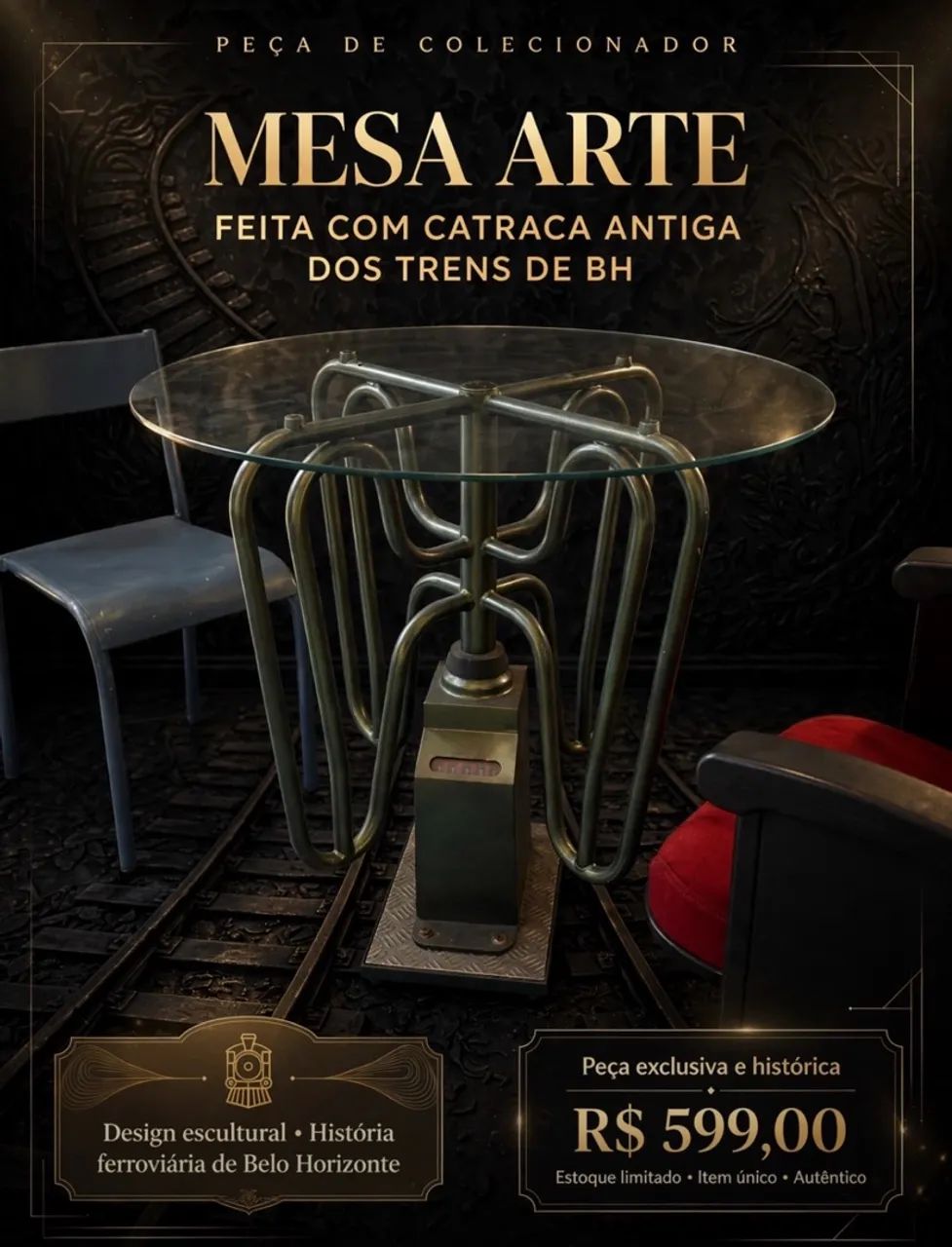 Mesa de vidro com design elegante  - Foto 3