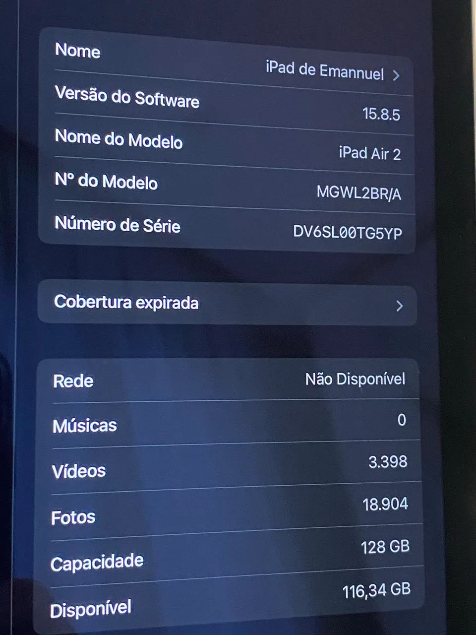 IPAD AIR 2 128GB Modelo A1567 - Foto 3