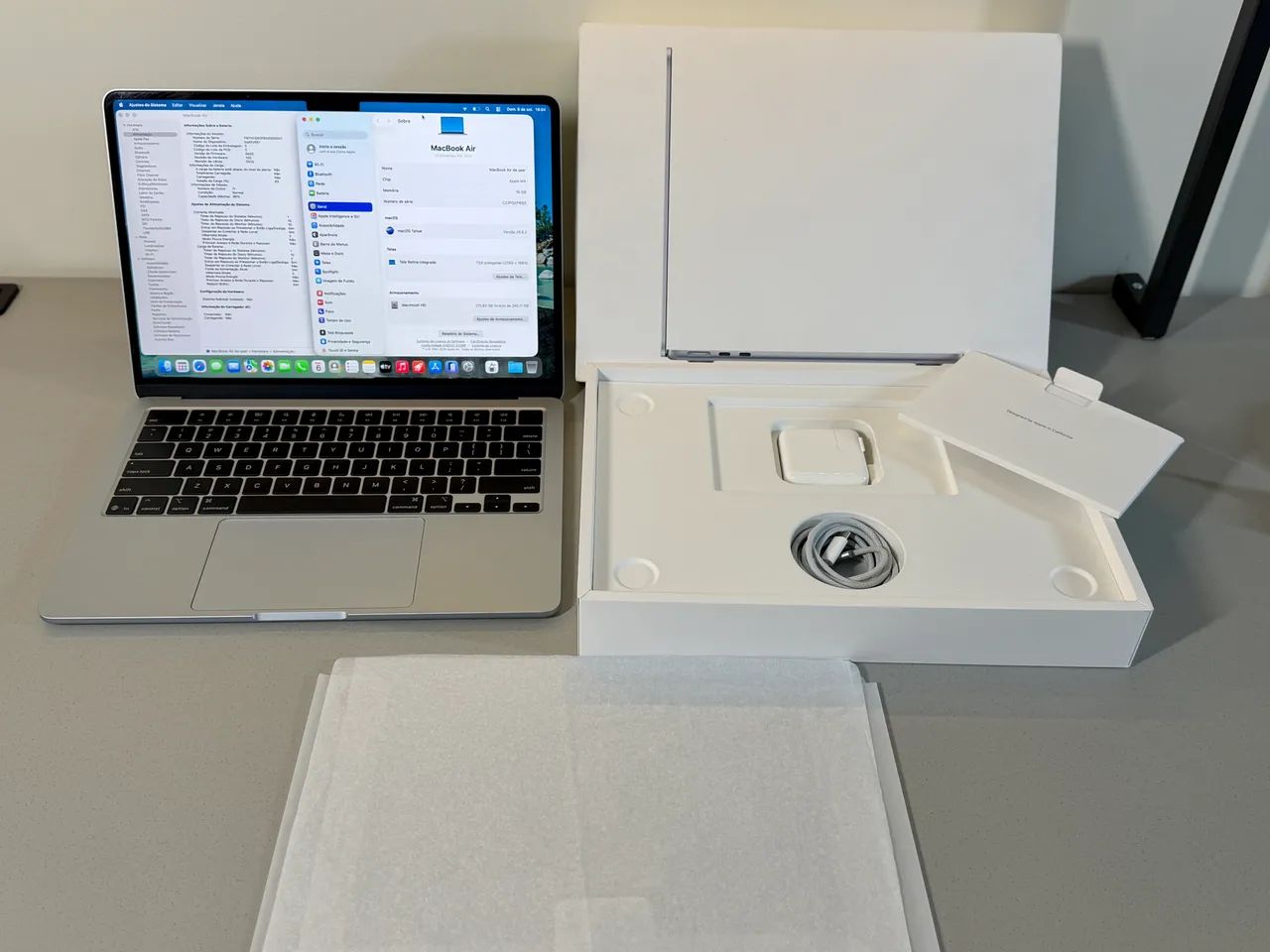 MacBook Air 13 Polegadas M4 16GB 256SSD - Seminova - Notebooks