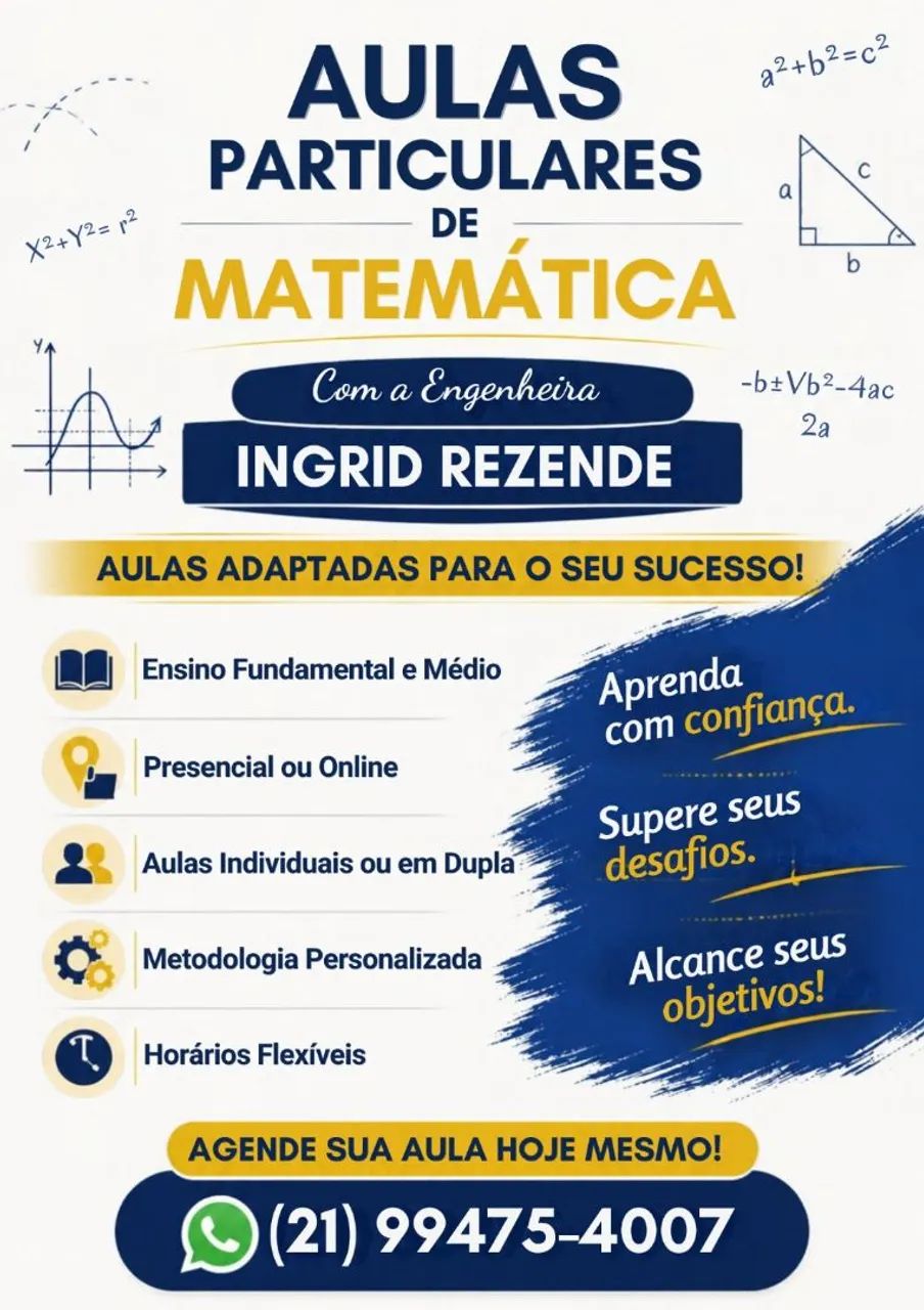 Aulas de matemática 