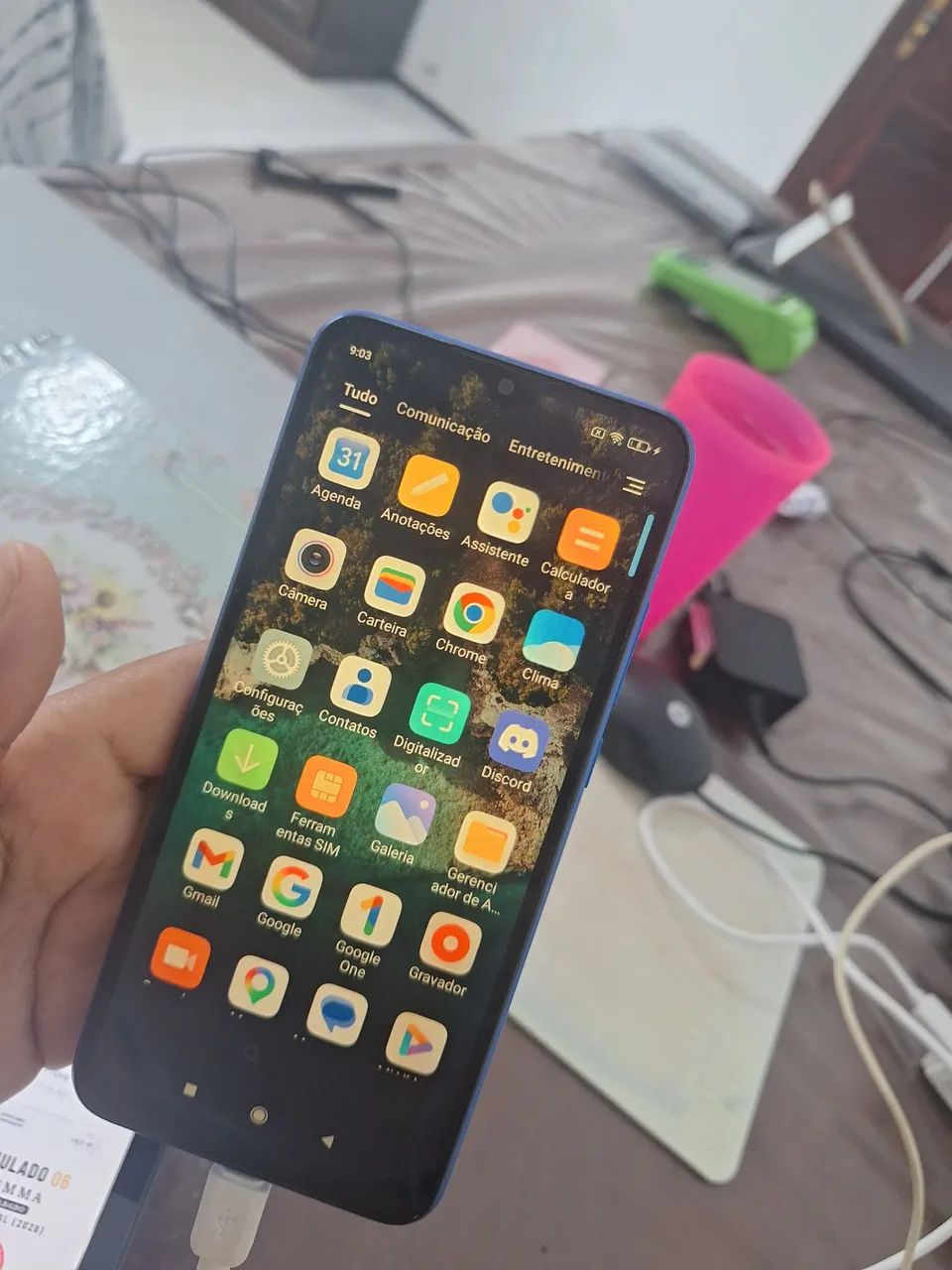 smartphone Xiaomi Redmi 9A na cor azul - Foto 3