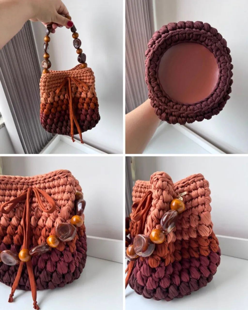 Bolsa de Croché - Amélie - Foto 2