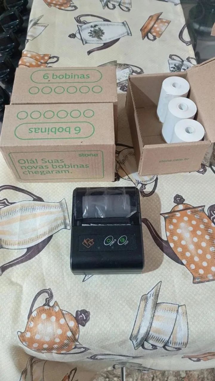 Mini printer com 24 bobinas lisa  - Foto 2
