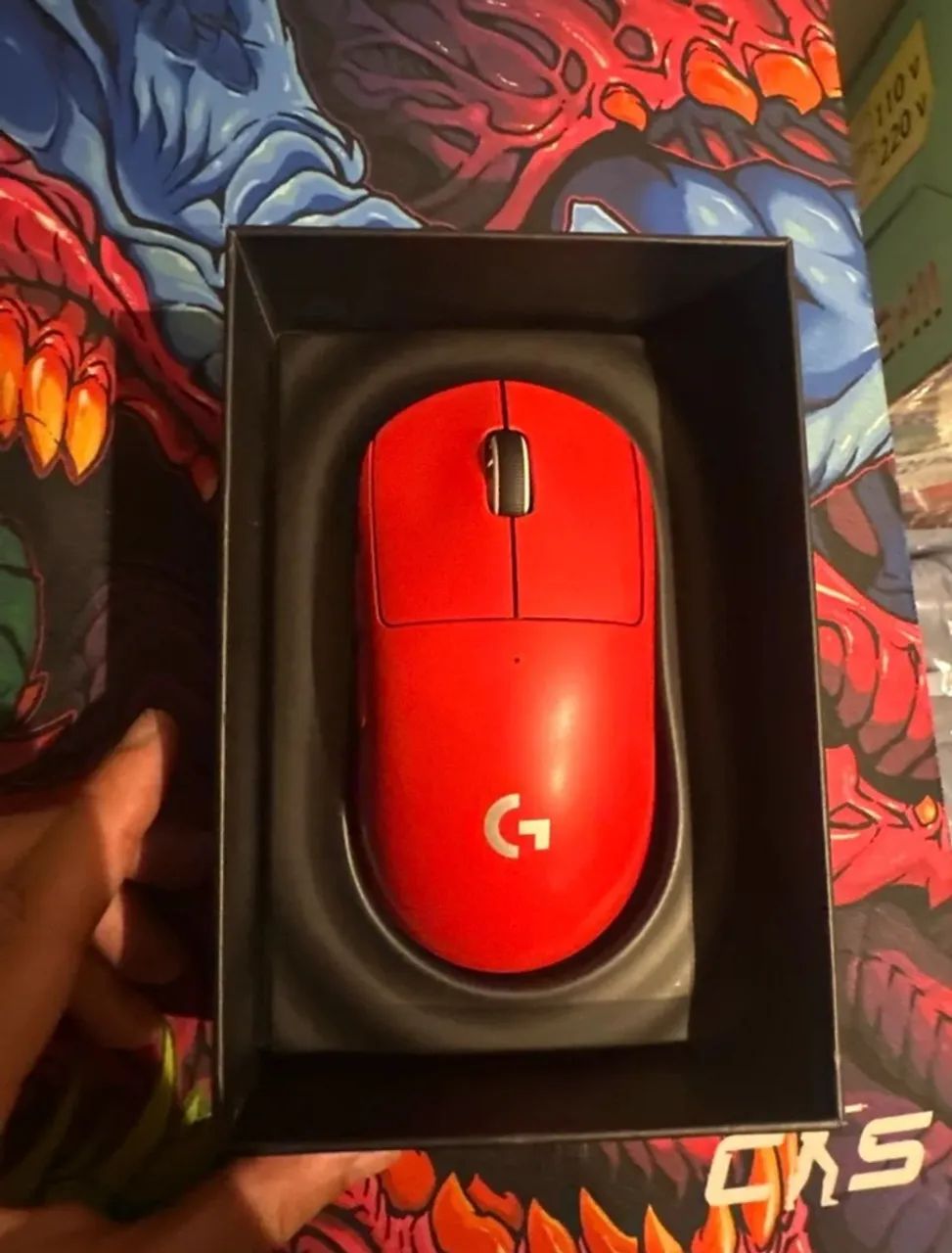 Mouse G pro vermelho - Foto 2